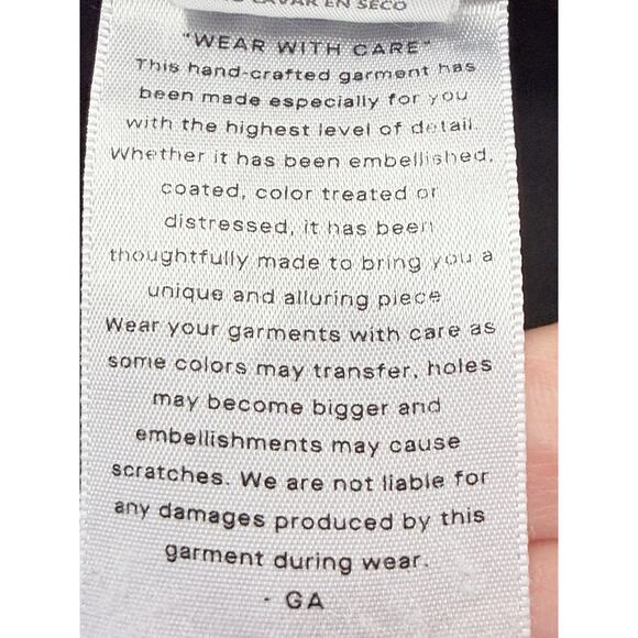 Good American Jeans Women’s Sz 8 29 Good Legs Crop Black Denim - Picture 7 of 10